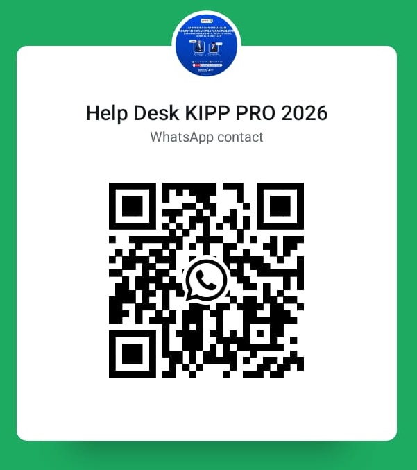 QRCode WhatsApp Helpdesk KIPP PRO Tematik 2026